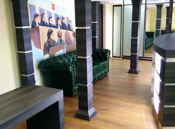 Корпусная мебель в офисе компании Перпетуум