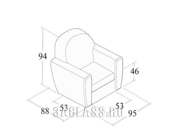 Кресло Рим габариты